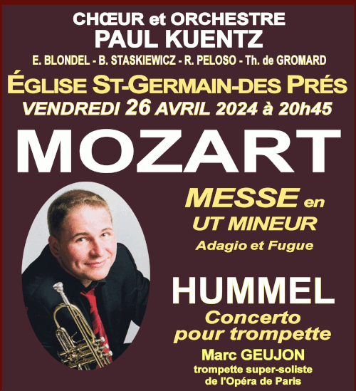 Mozart et Hummel à Saint-Germain-des-Prés