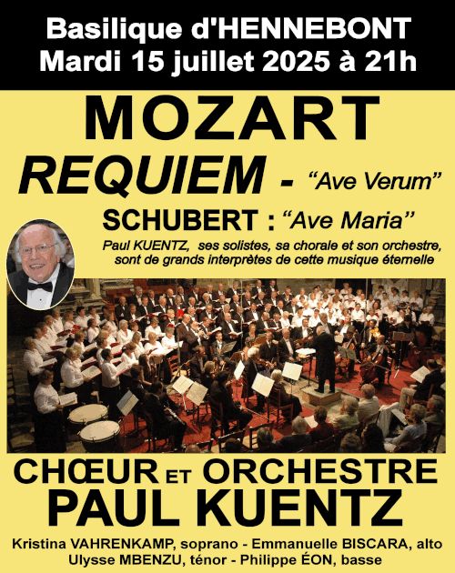 Le Requiem de Mozart à Hennebont