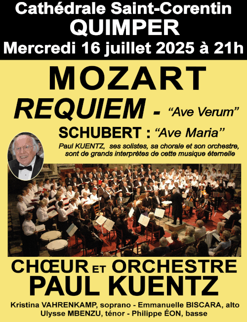 Le Requiem de Mozart à Quimper