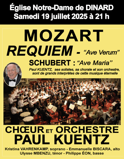 Le Requiem de Mozart à Dinard