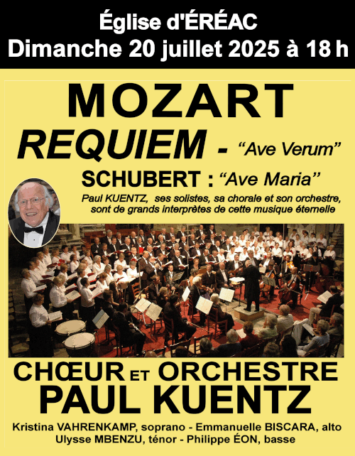 Le Requiem de Mozart à Éréac