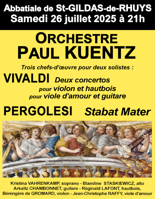 Vivaldi et Pergolesi à Saint-Gildas-de-Rhuys