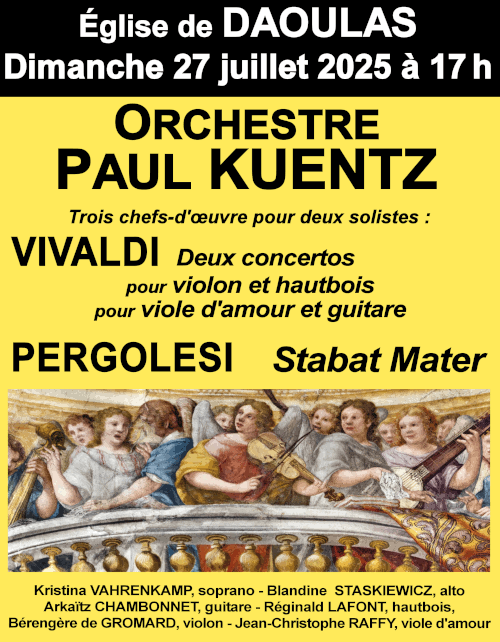 Vivaldi et Pergolesi à Daoulas