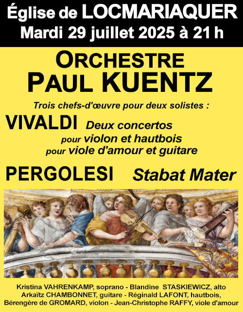 Vivaldi et Pergolesi à Locmariaquer