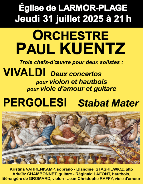 Vivaldi et Pergolesi à Larmor-Plage