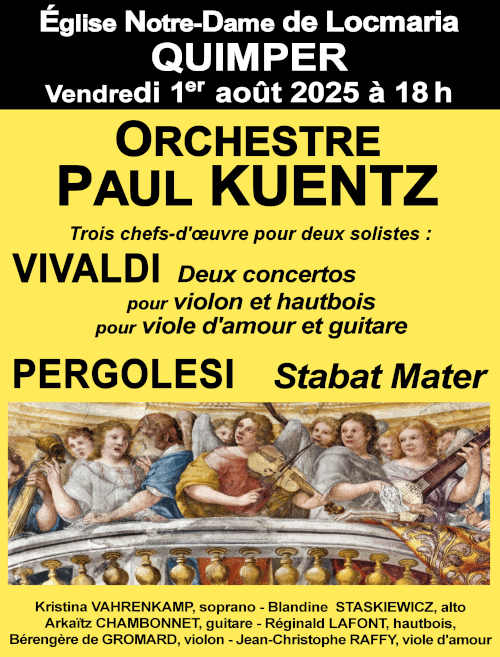 Vivaldi et Pergolesi à Quimper
