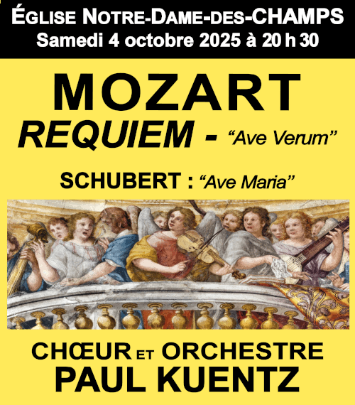 Mozart et Schubert à Notre-Dame-des-Champs