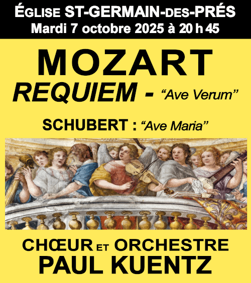 Mozart et Schubert à Saint-Germain-des-Prés