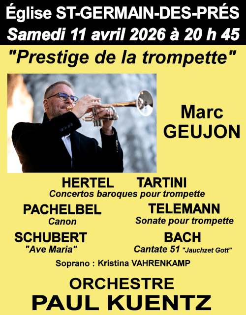 Prestige de la trompette à Saint-Germain-des-Prés