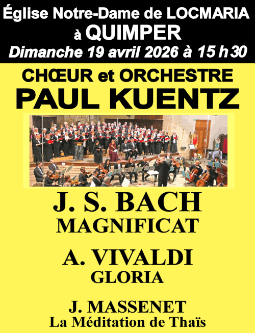 Bach, Vivaldi et Massenet à l'abbatiale de Locmaria à Quimper