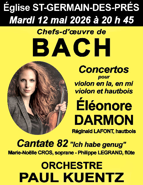 Bach à Saint-Germain-des-Prés