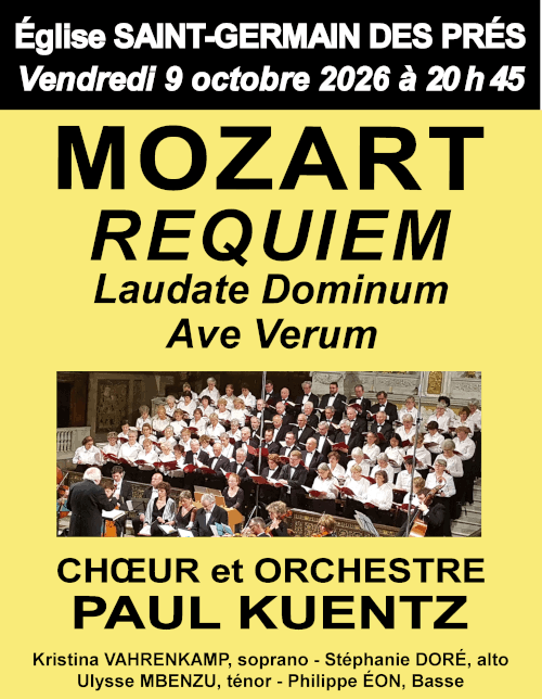 Pour télécharger le visuel de ce concert, cliquez ici… Mozart à Saint-Germain-des-Prés