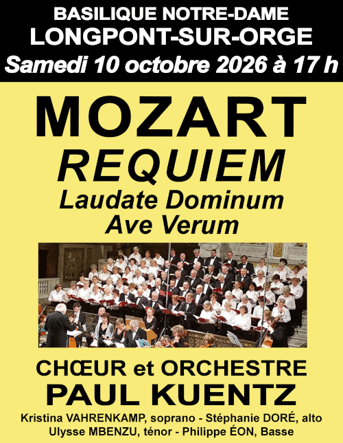 Pour télécharger le visuel de ce concert, cliquez ici… Mozart à Longpont-sur-Orge