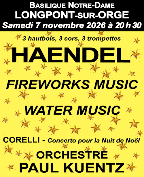 Rome et Londres&nbsp;: H&aelig;ndel et Corelli à Longpont-sur-Orge